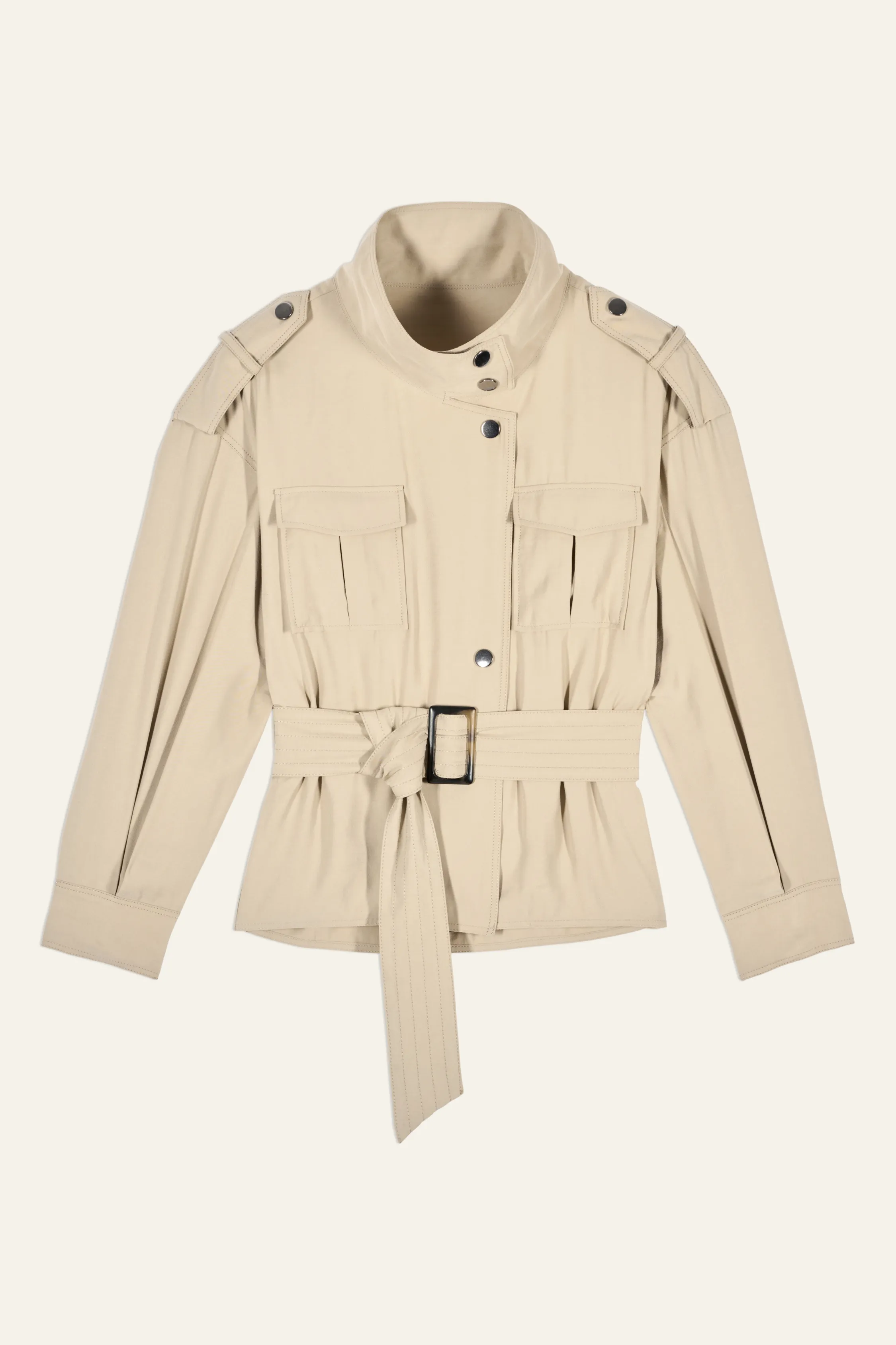 LISON chaqueta safari fluida