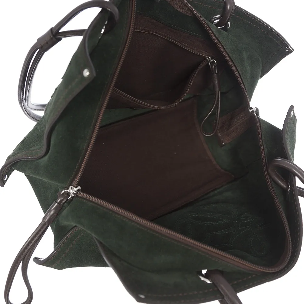 Loewe Bolso Letras Ante Verde