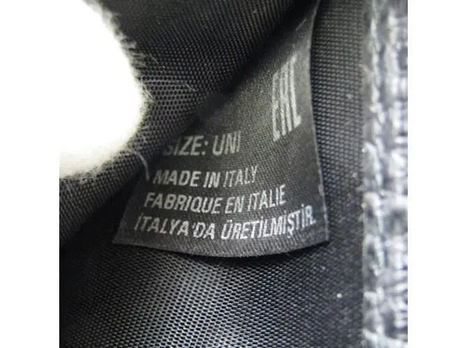 Maison Martin Margiela Cartera de cuero negro de tres pliegues Maison Margiela 