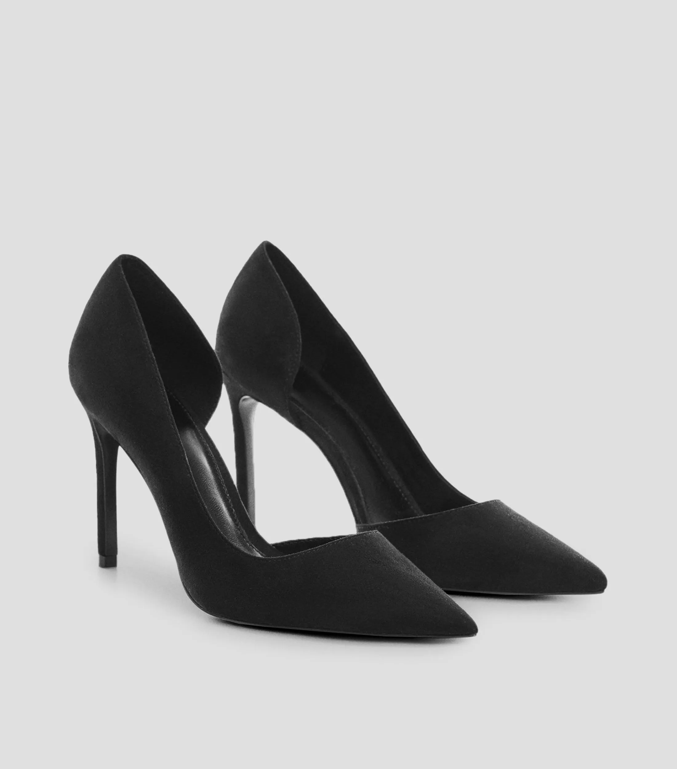 Mango Zapatillas Slip On con tacón alto de aguja Mujer