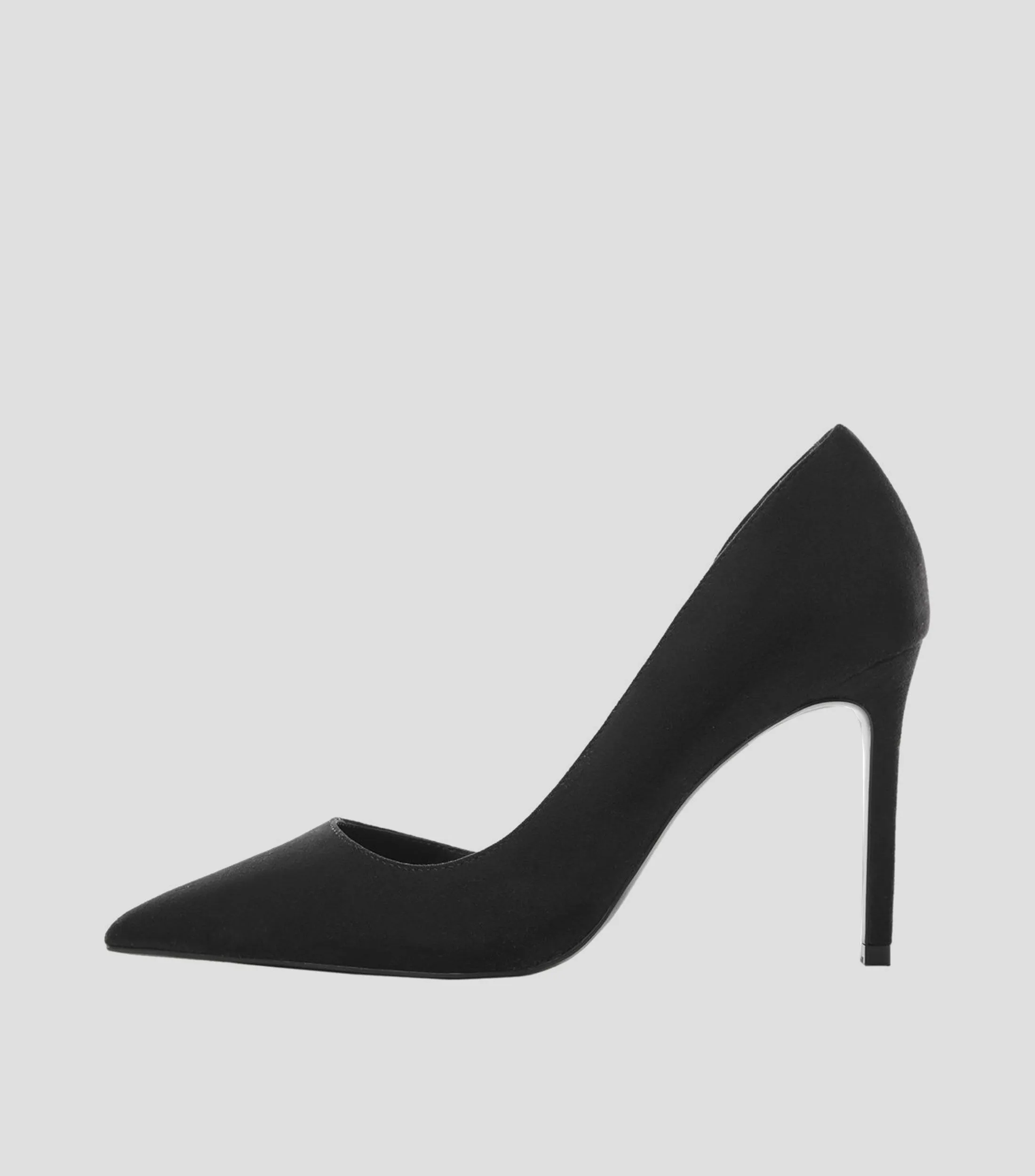 Mango Zapatillas Slip On con tacón alto de aguja Mujer