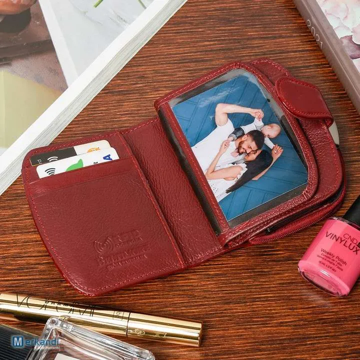 Mercería de alta calidad | Cartera de cuero para mujer, monedero
