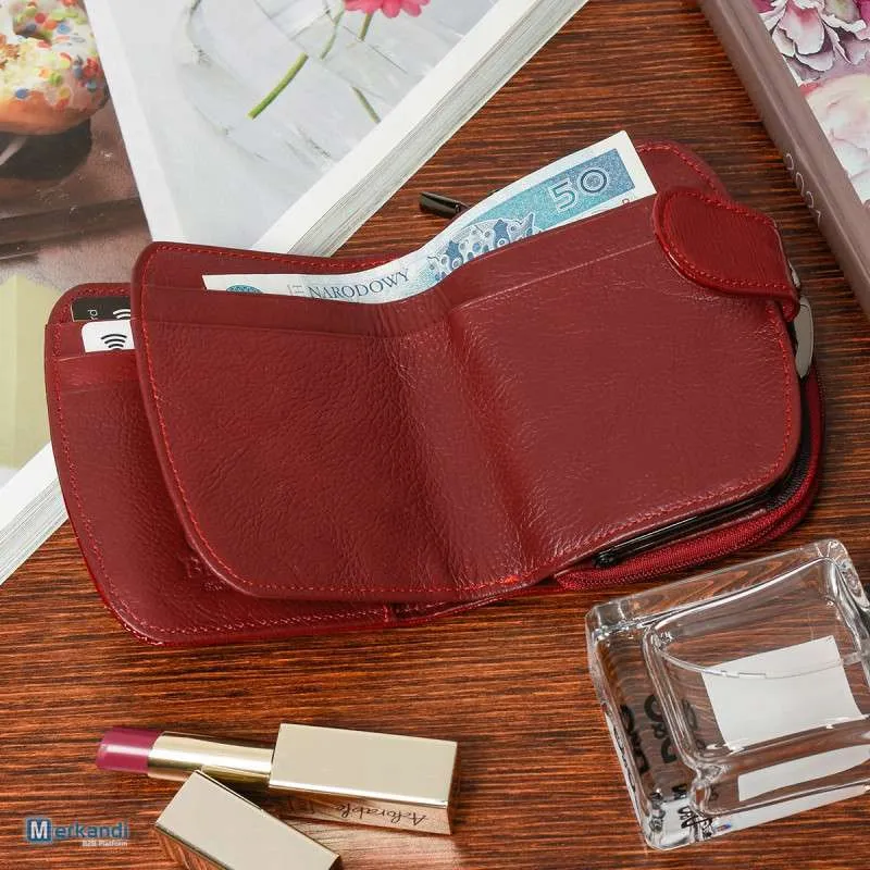 Mercería de alta calidad | Cartera de cuero para mujer, monedero