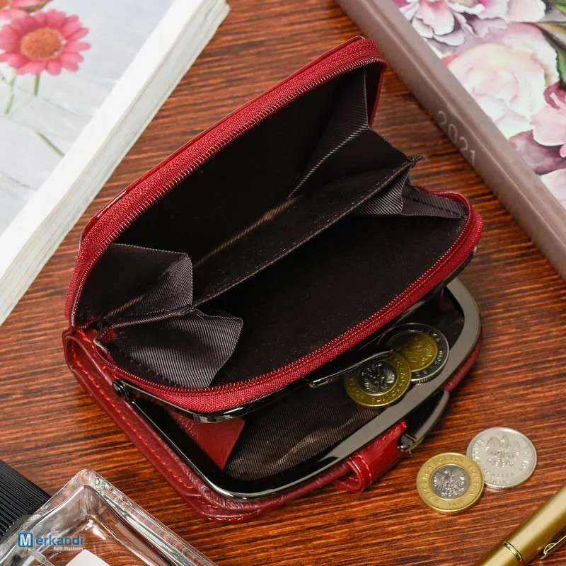 Mercería de alta calidad | Cartera de cuero para mujer, monedero