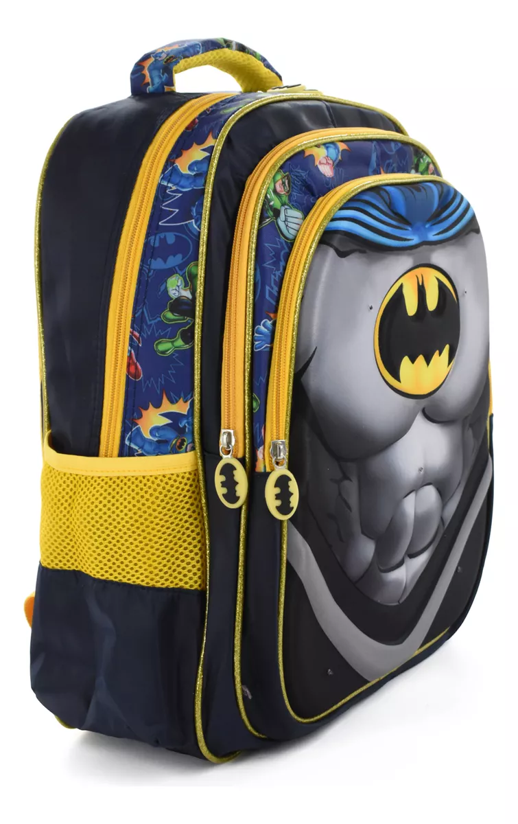 MOCHILA NIñO INFANTIL ESCOLAR SUPERHEROES LUCES MCH60