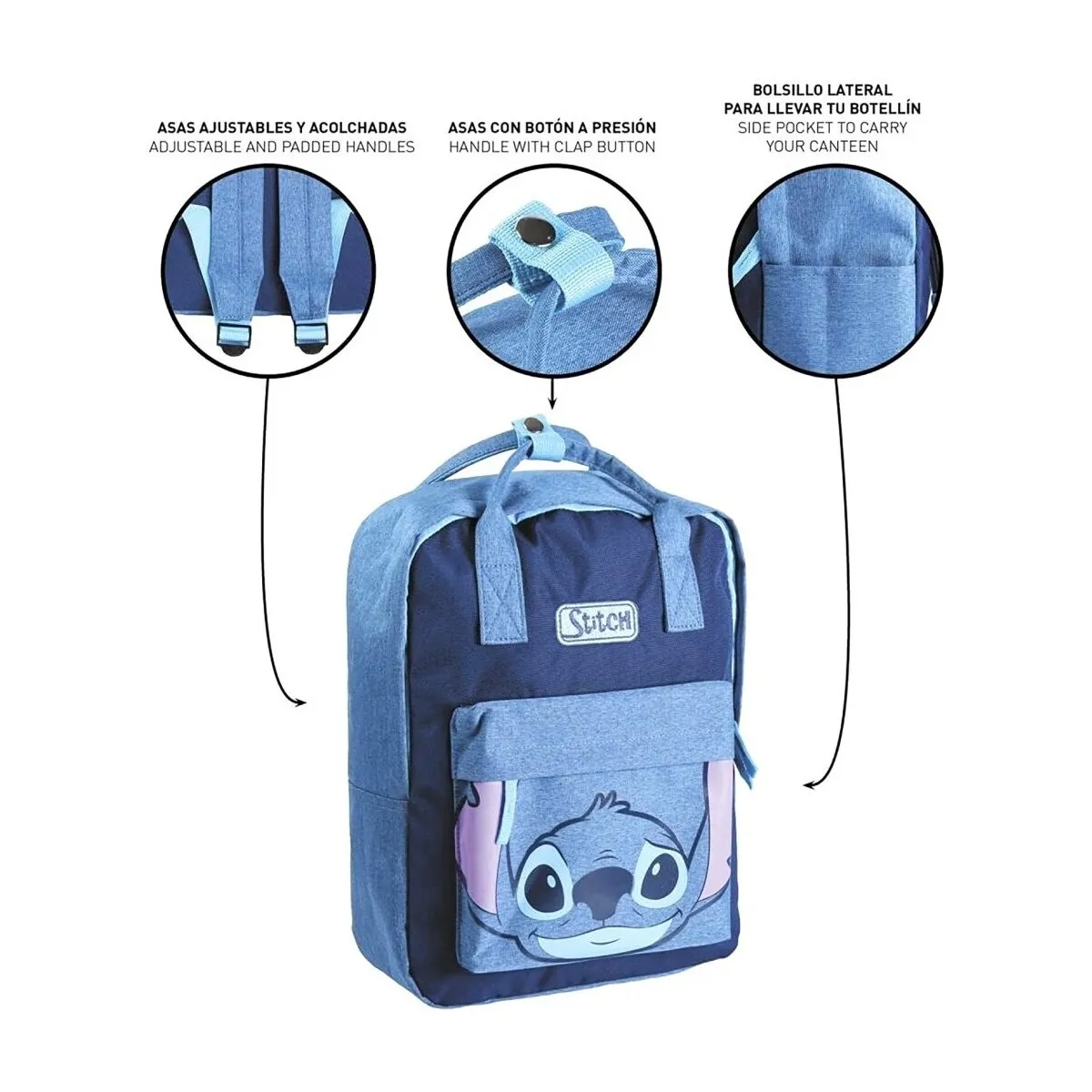 MOCHILA STITCH INFANTIL CERDÁ 2100003723