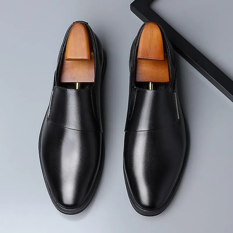 Moda Vestir Zapatos Puntiagudos Split Cuero Hombres Casual Mocasines Formales Boda de negocios Oxford Zapatos Zapatillas de Homb