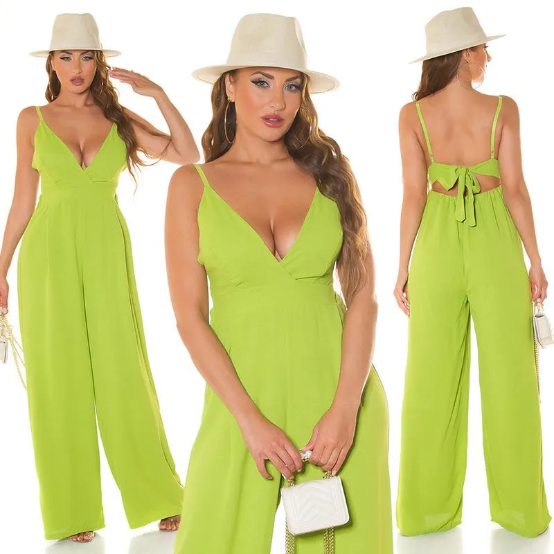 Mono holgado con asas ajustables verde