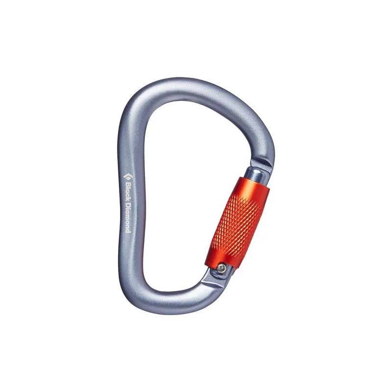 Mosquetón Black Diamond Rocklock Twistlock Carabiner (Gris)