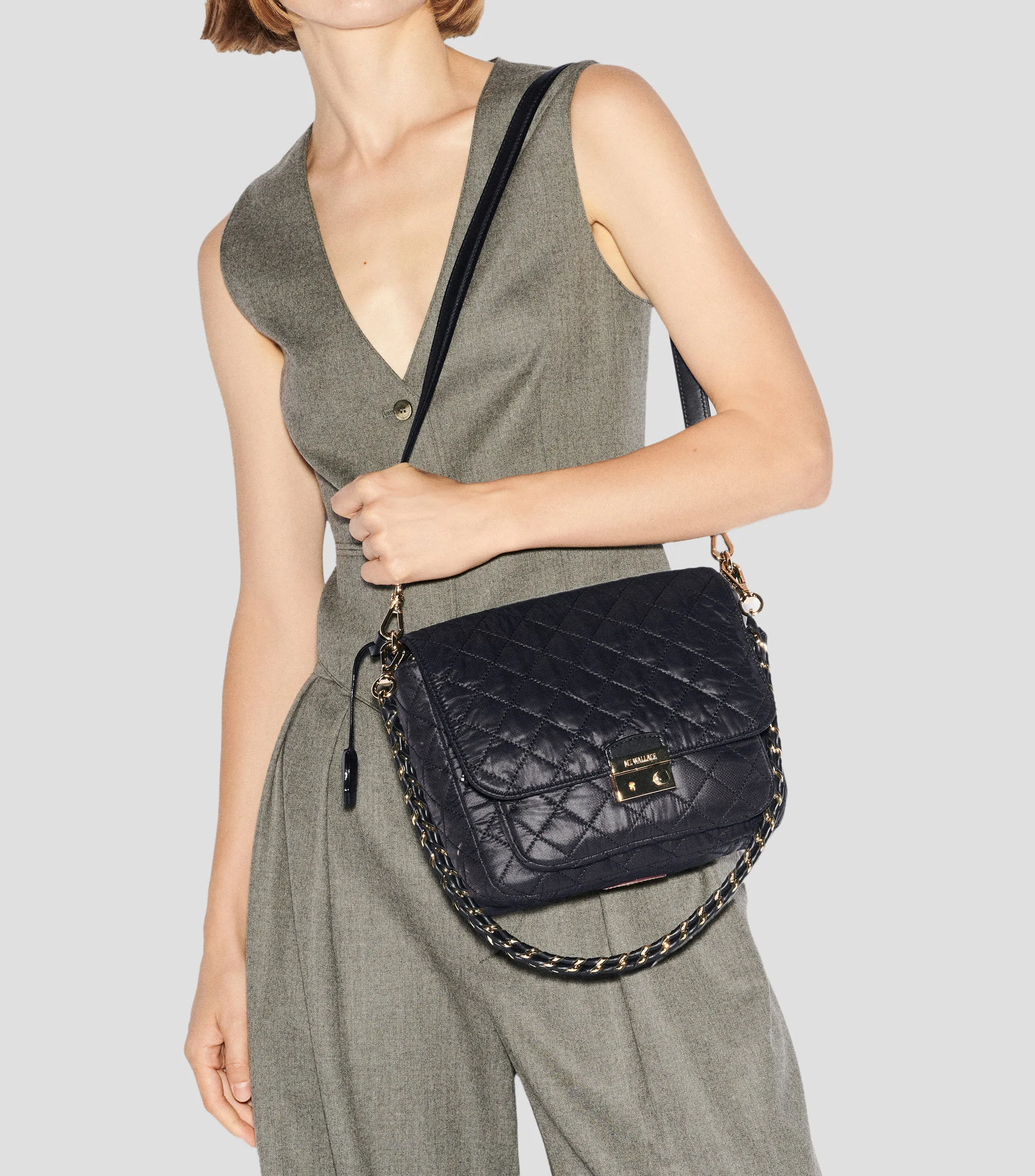 MZ Wallace Bolso crossbody capitonado Mujer
