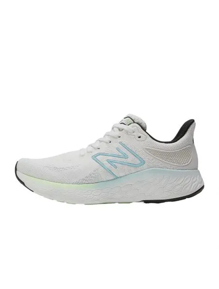 NEW BALANCE Zapatillas Fresh Foam X 1080v12 Mujer White/Bleach Blue/Green Aura