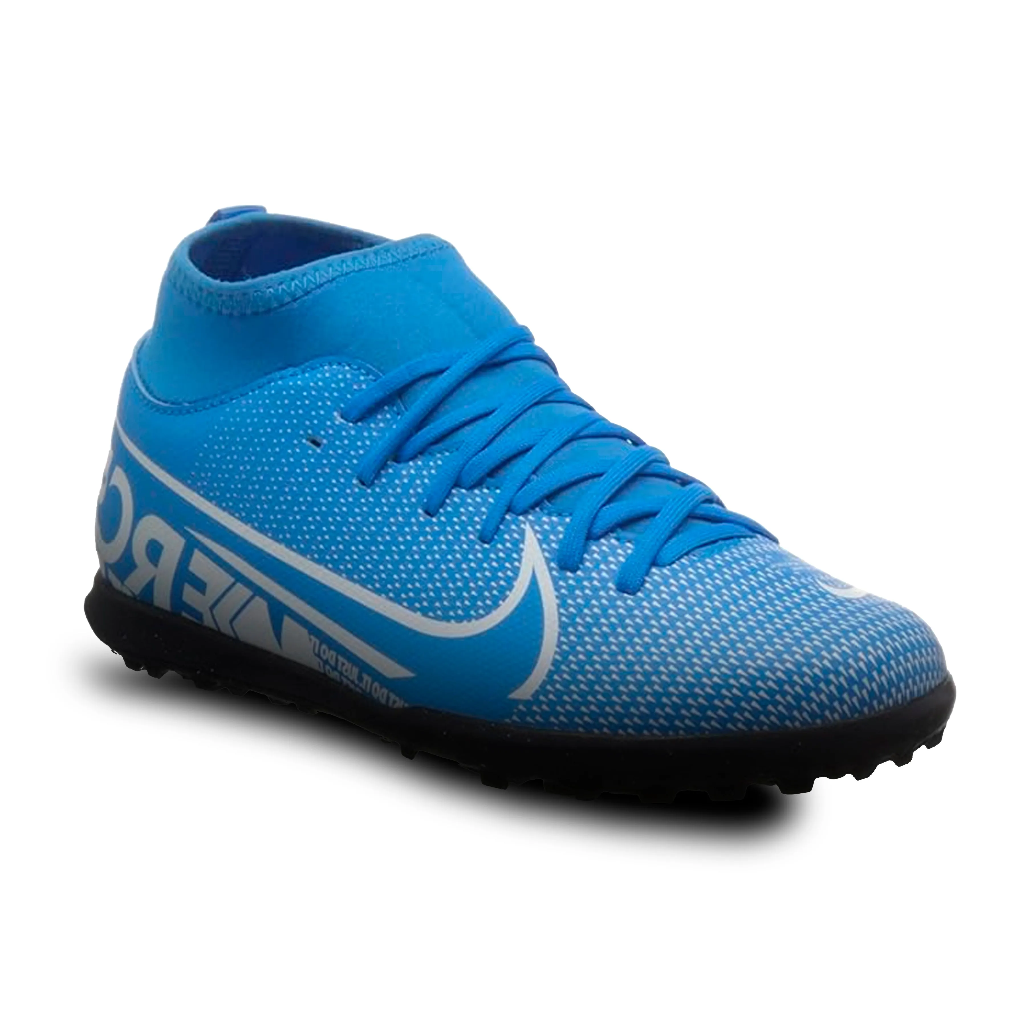 Nike Mercurial Superfly 7 Club Jr Turf Light Blue White Zapatillas Nio Fútbol