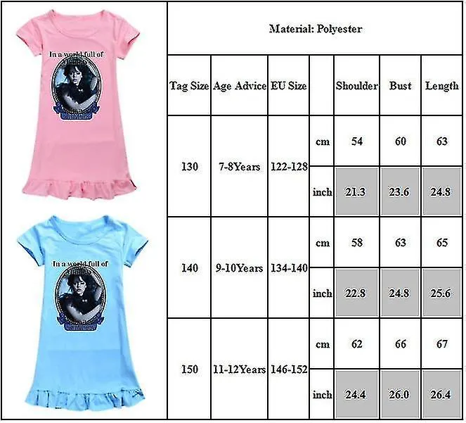 Niños Niñas Miércoles Addams Vestido de dormir estampado El tema de la familia Addams Vestido de dormir Manga corta Verano Vesti