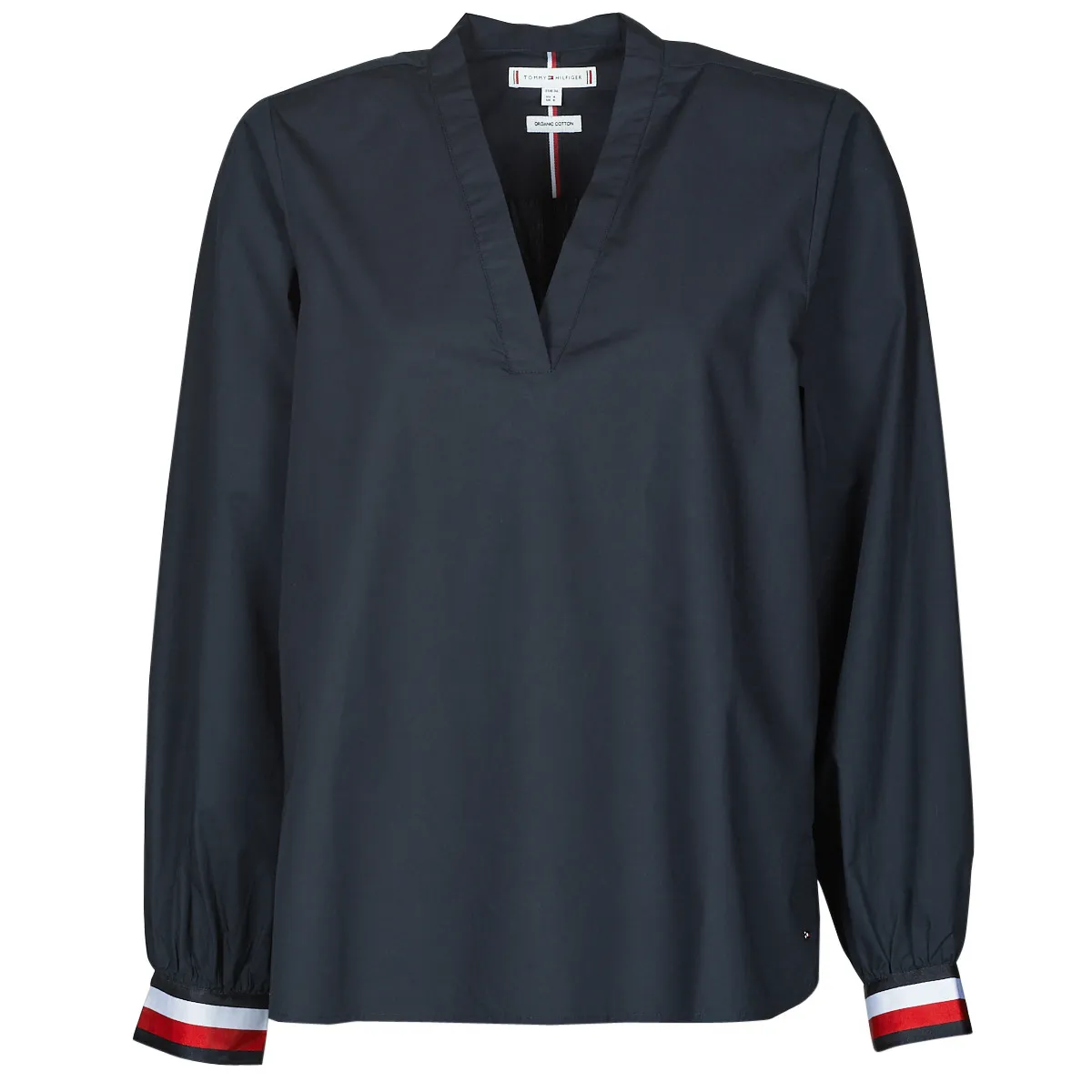 ORG CO VNK CUFF STP BLOUSE LS