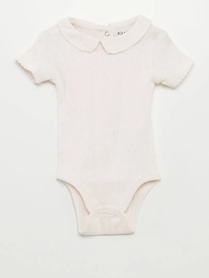 PACK DE 2 BODIES DE PUNTO  ROSA