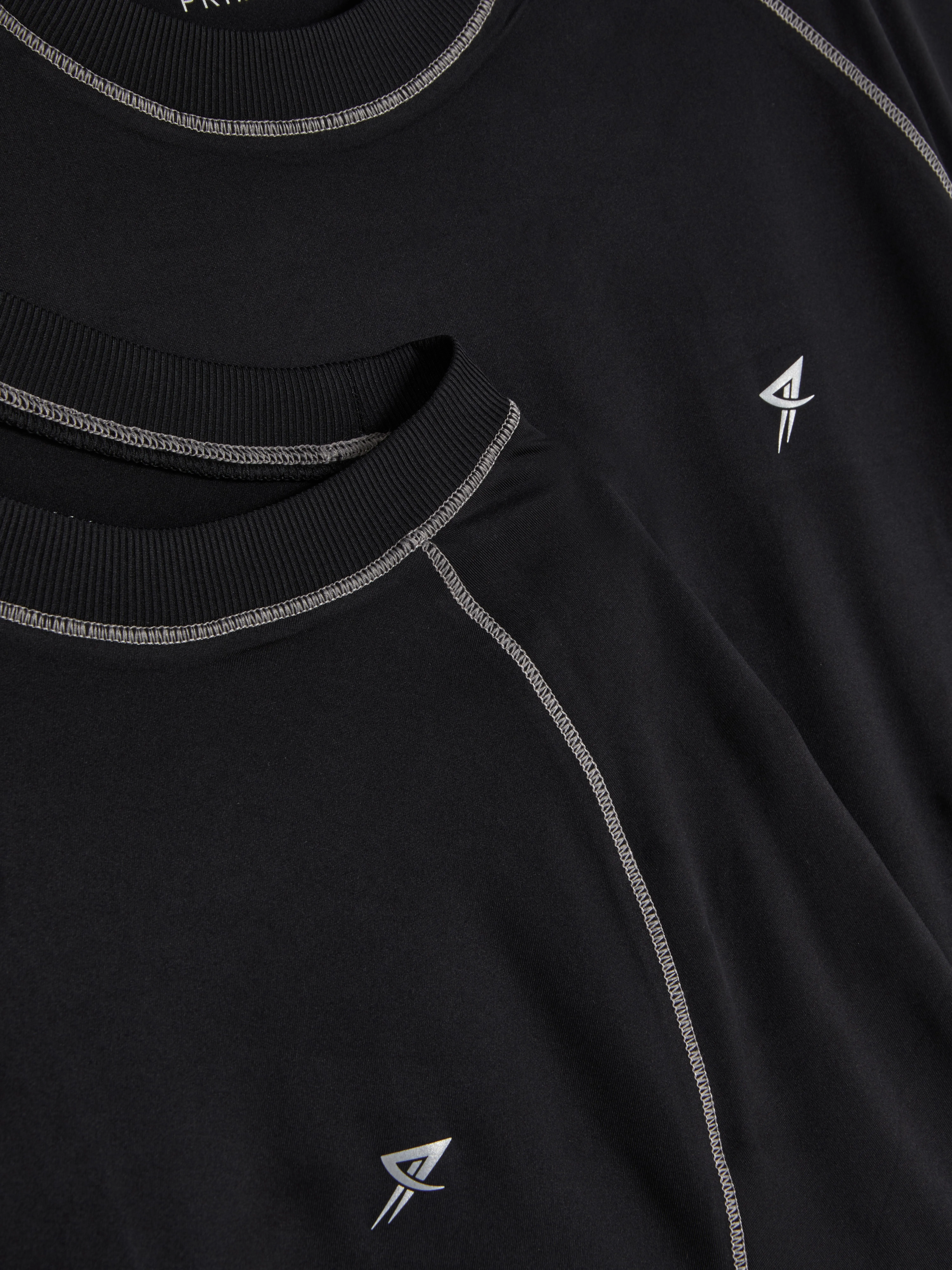 Pack de 2 camisetas deportivas de cuello redondo