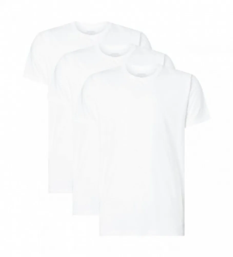Pack de 3 camisetas Cotton Classics blanco