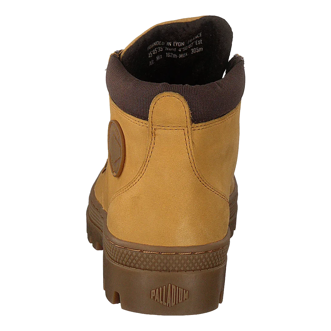 Palladium zapatos Pallabosse Lo Cuff Wp Amber Gold
