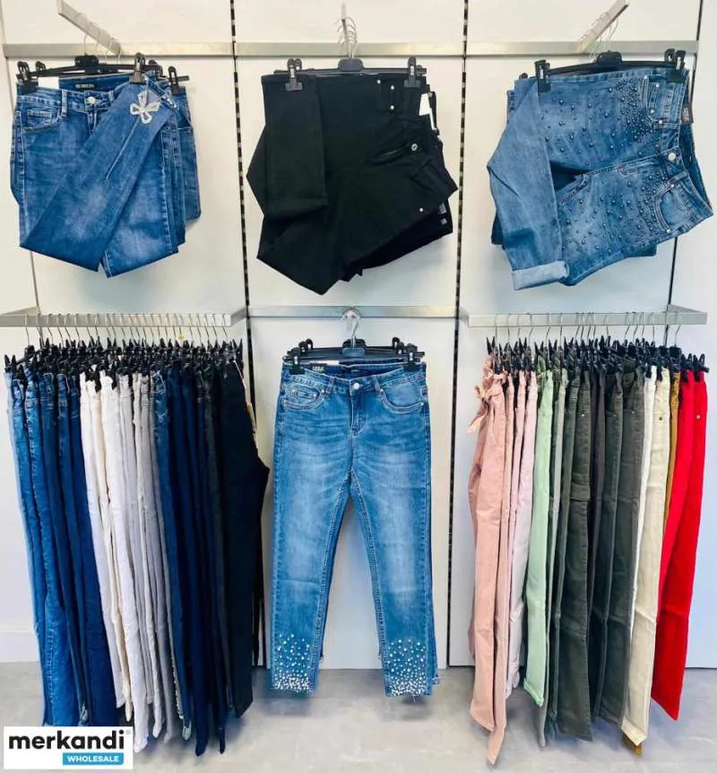PANTALONES VAQUEROS DE MUJER  MEZCLA DE MODELOS Y TALLAS  ¡PRODUCTOS DESPUéS DE LA LIQUIDACIóN DE LA TIENDA!