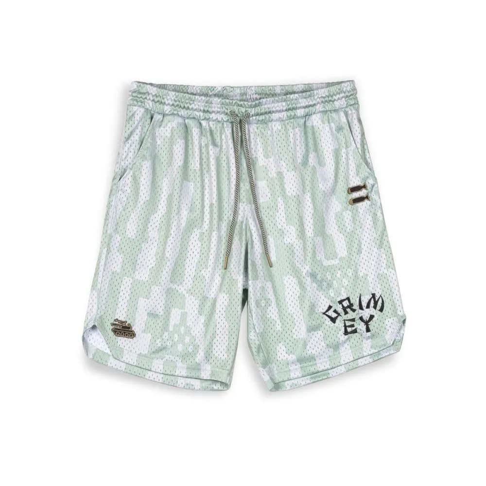 PANTALÓN CORTO GRIMEY LUCKY DRAGON MESH BASKET  WHITE | SS24