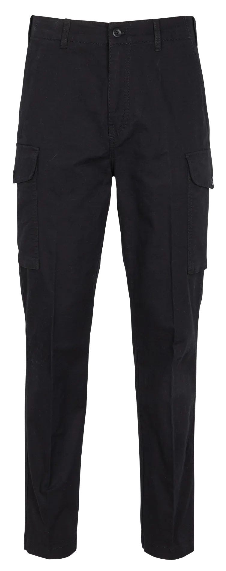 Pantalón cargo de algodón en negro