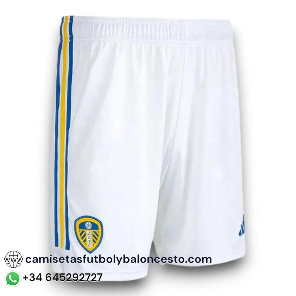 PANTALóN CORTO LEEDS UNITED 20232024 LOCAL