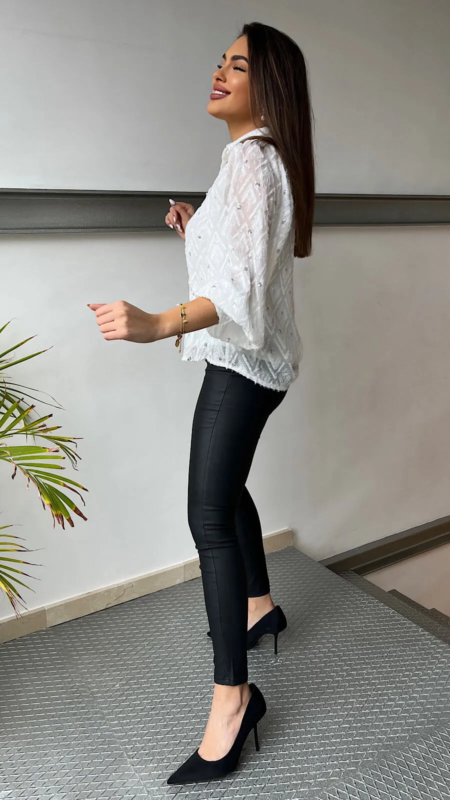 Pantalón Encerado Negro