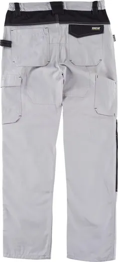 Pantalón multibolsillos, con refuerzo en culera Gris Claro / Negro