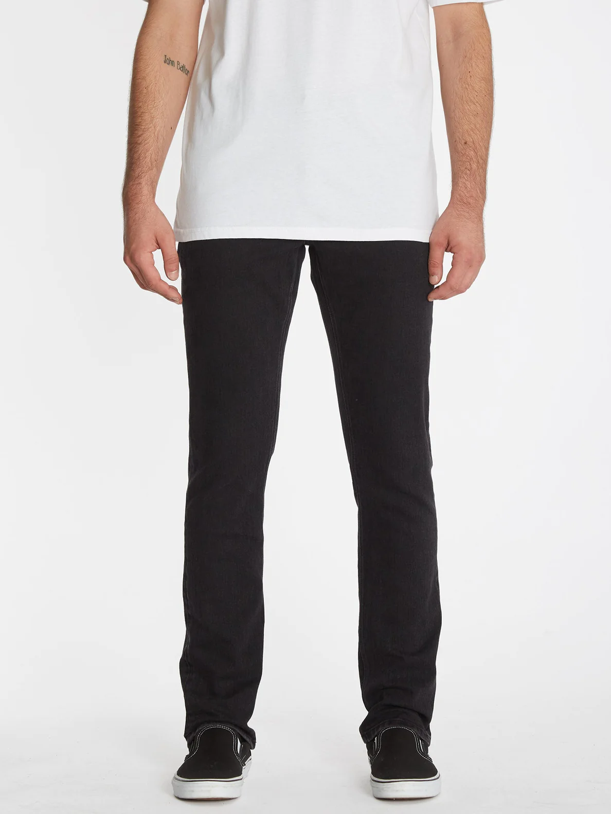 Pantalón VOLCOM Vaqueros corte ceñido para Hombre 2 X VORTA SLIM STRAIGHT – BLACK OUT Ref. A1912302_BKO negro tejano