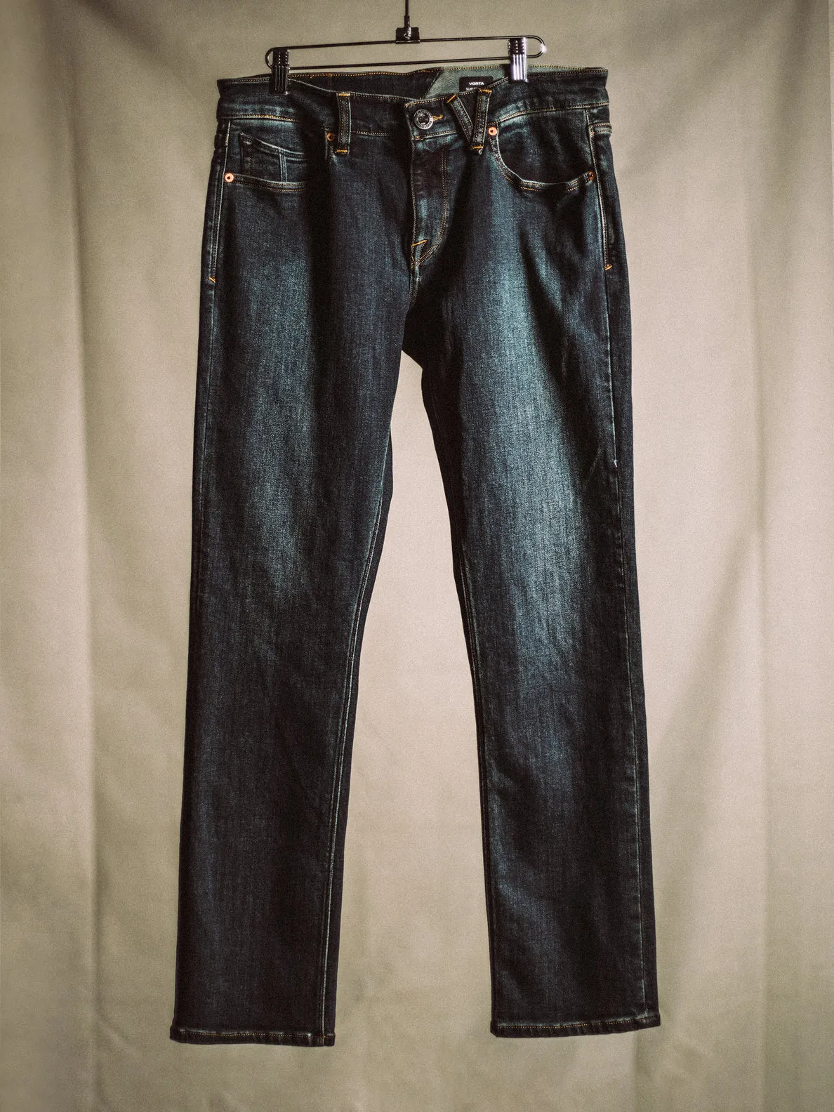 Pantalón VOLCOM Vaqueros corte ceñido para Hombre 2 X VORTA SLIM STRAIGHT – RNS Ref. A1912302_BKO azul marino tejano