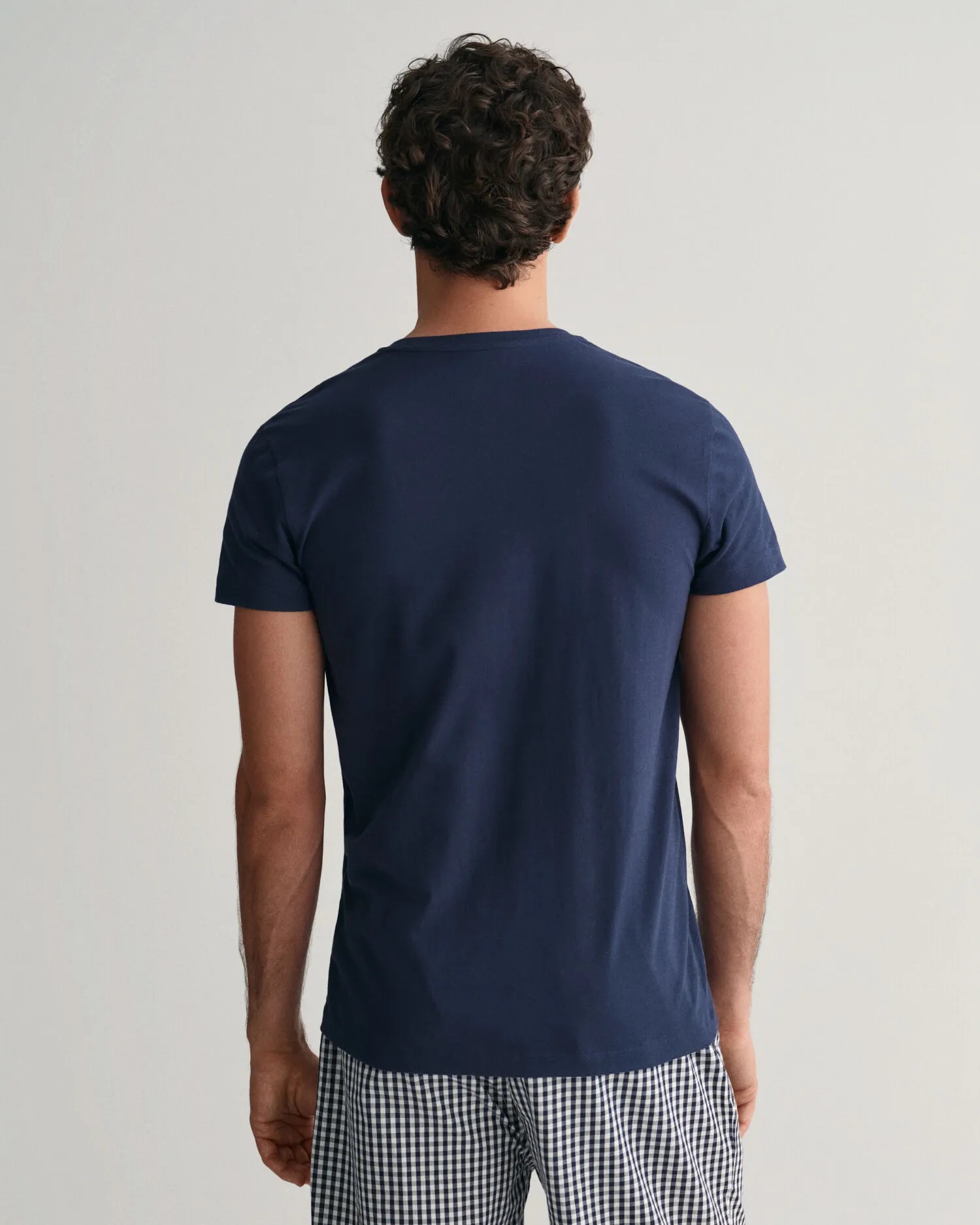 Paquete de dos camisetas de cuello redondo