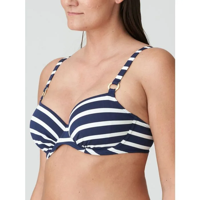 Parte de arriba bikini Primadonna Swim Nayarit con aros 4011510 Water Blue