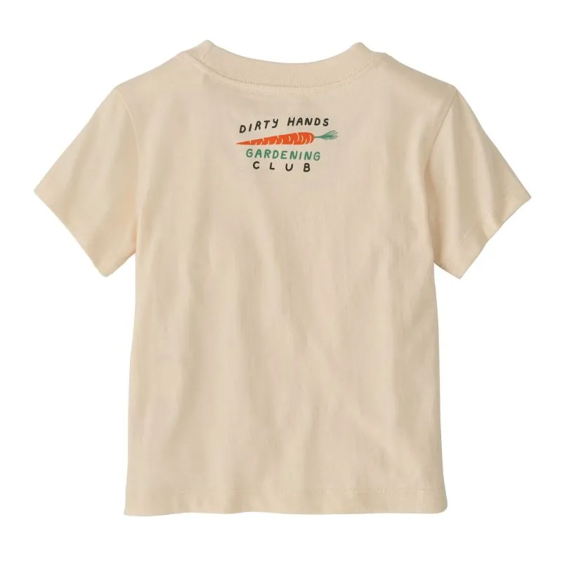 Patagonia Camiseta gráfica para bebé (Farm Snacks: Undyed Natural) niño