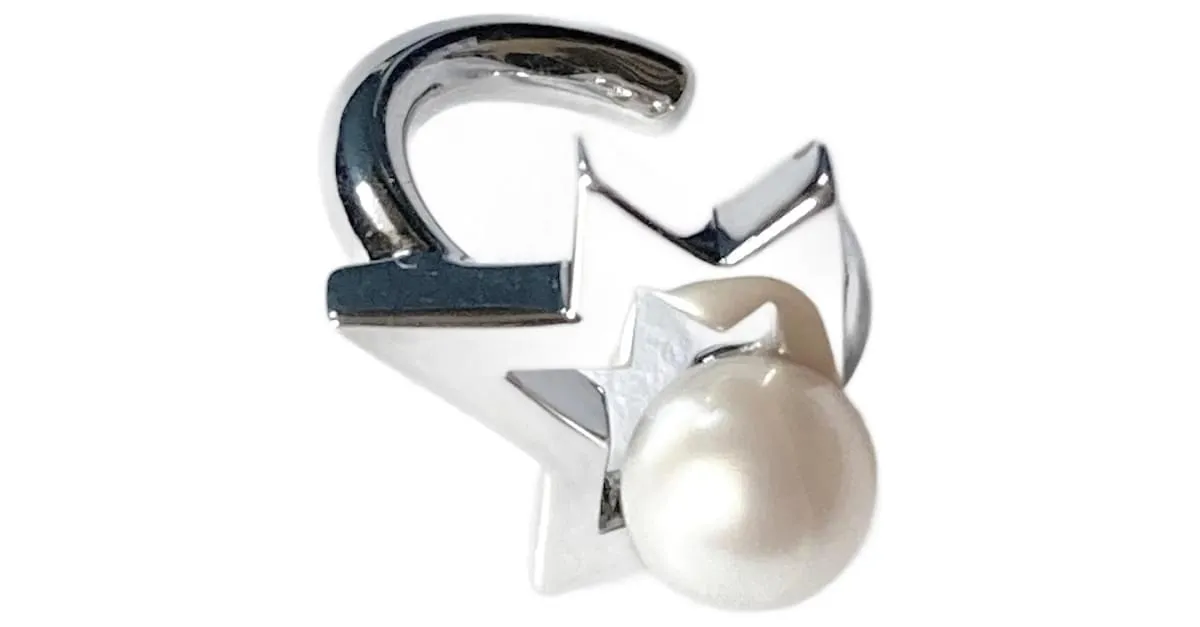 Pendiente Ear Cuff Cometa Tasaki Plata 