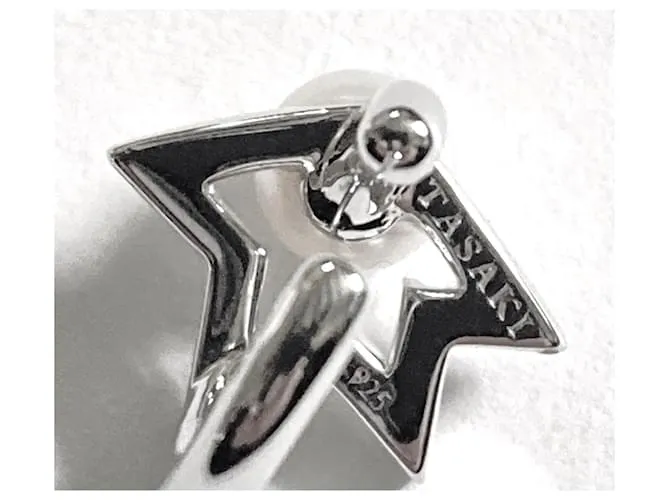 Pendiente Ear Cuff Cometa Tasaki Plata 