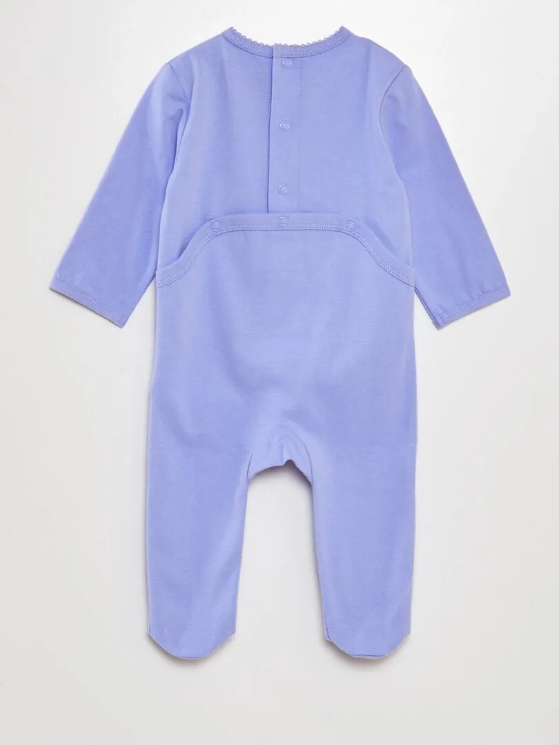 PIJAMA DE ALGODóN  PURPURA