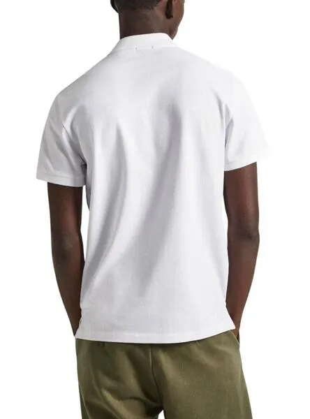 Polo Pepe Jeans New Oliver Blanco Para Hombre