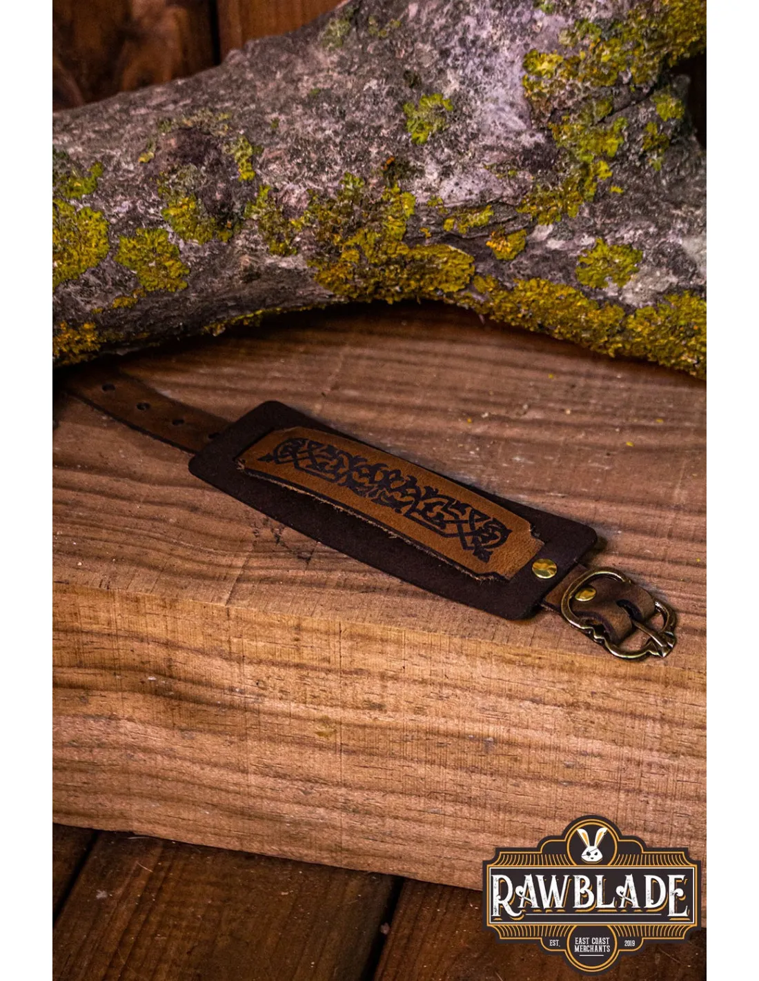 Pulsera de cuero Eldamar para nobles y elfos