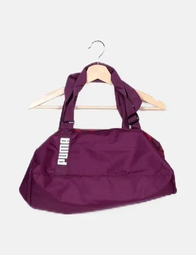 Puma Bolsa de deporte burdeos