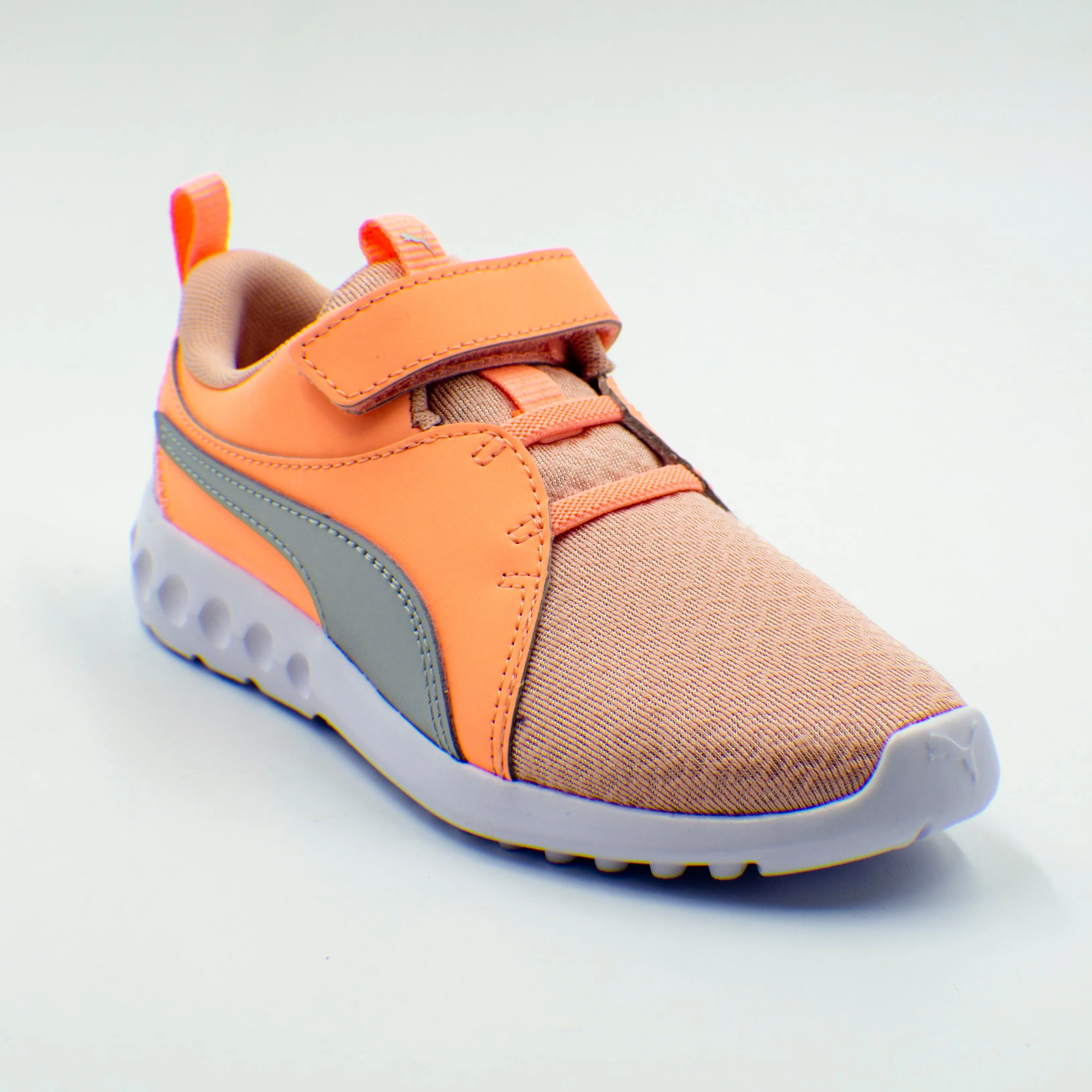 Puma Carson 2 C/Velcro Metallic (AC) Orange Rose Zapatillas Nia Casual