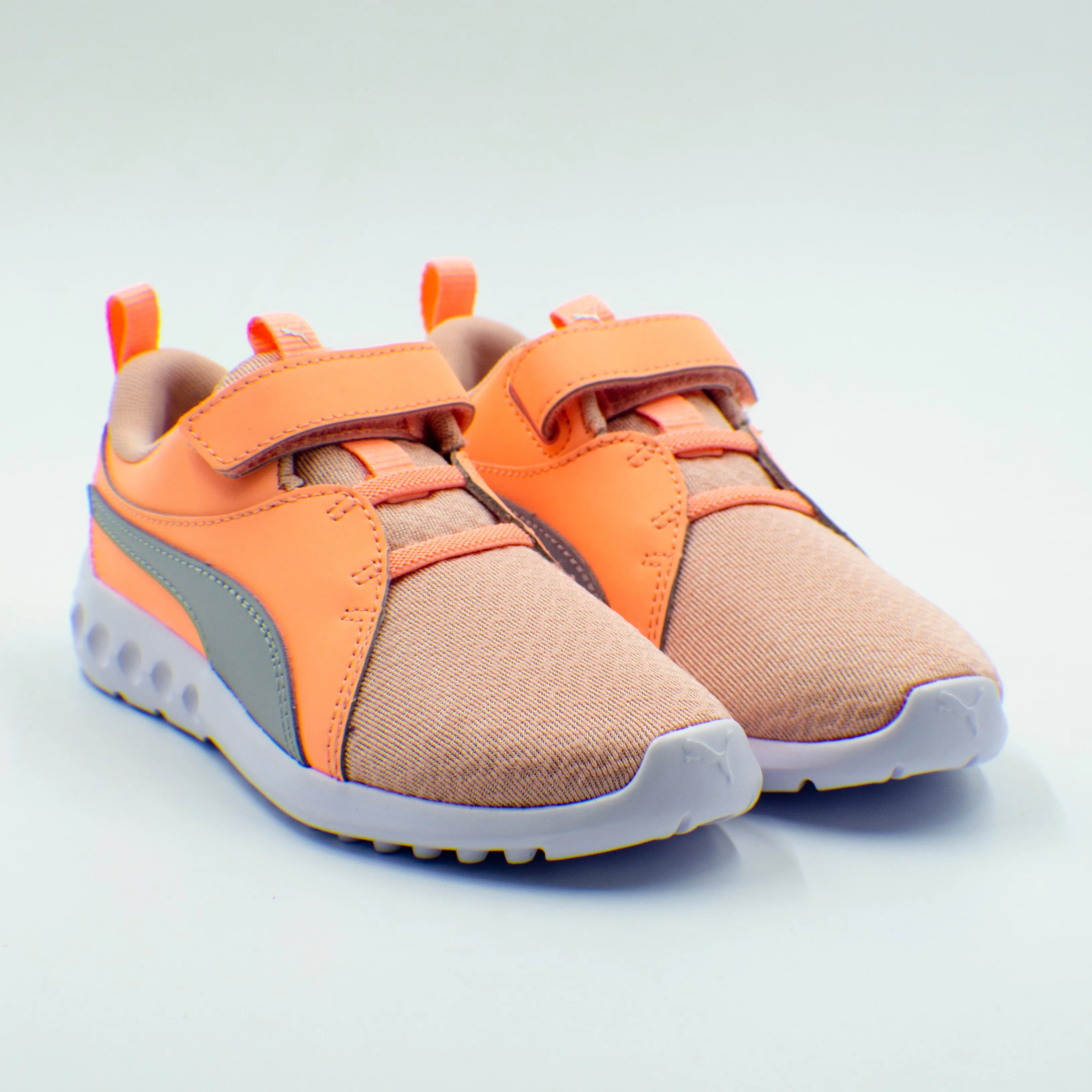 Puma Carson 2 C/Velcro Metallic (AC) Orange Rose Zapatillas Nia Casual