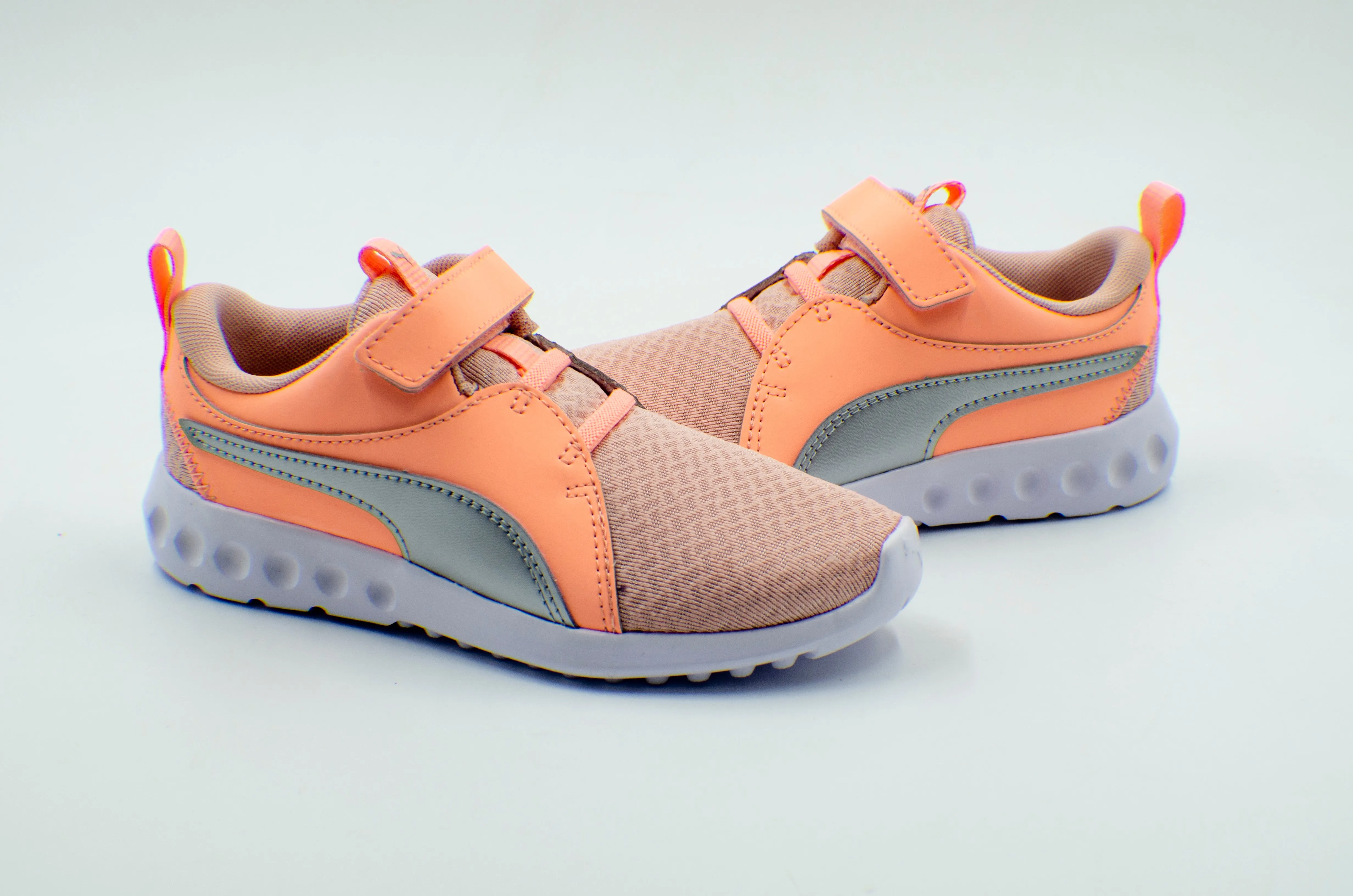 Puma Carson 2 C/Velcro Metallic (AC) Orange Rose Zapatillas Nia Casual