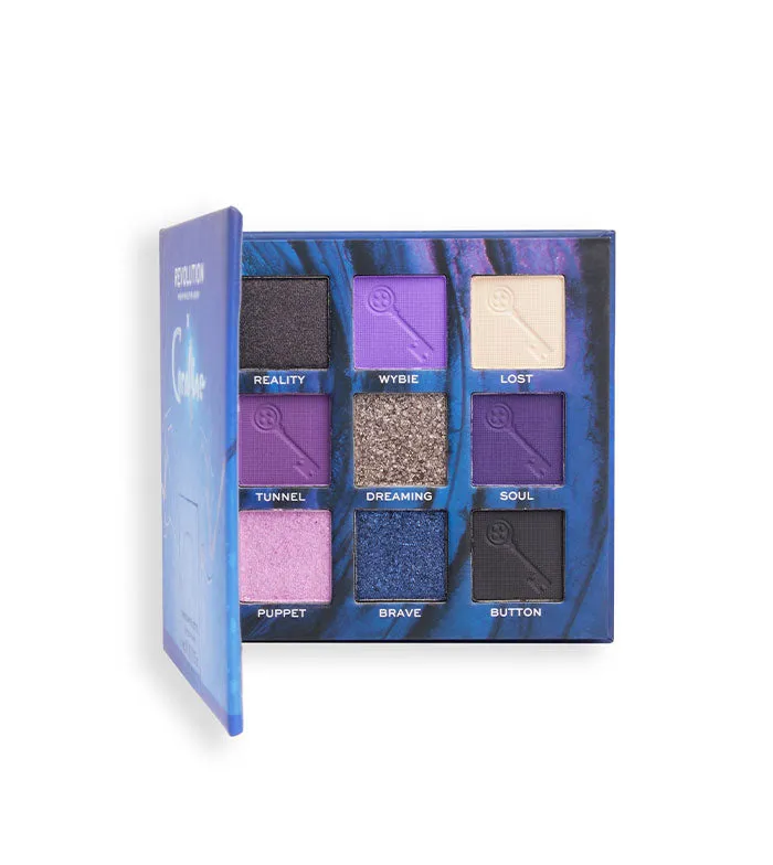 REVOLUTION  *CORALINE X REVOLUTION*  PALETA DE SOMBRAS  THE SECRET DOOR