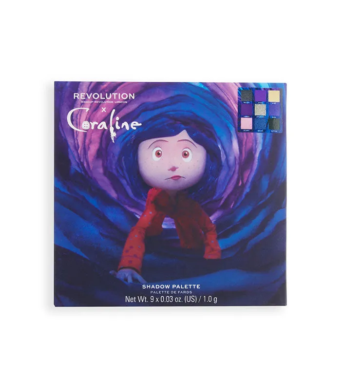 REVOLUTION  *CORALINE X REVOLUTION*  PALETA DE SOMBRAS  THE SECRET DOOR