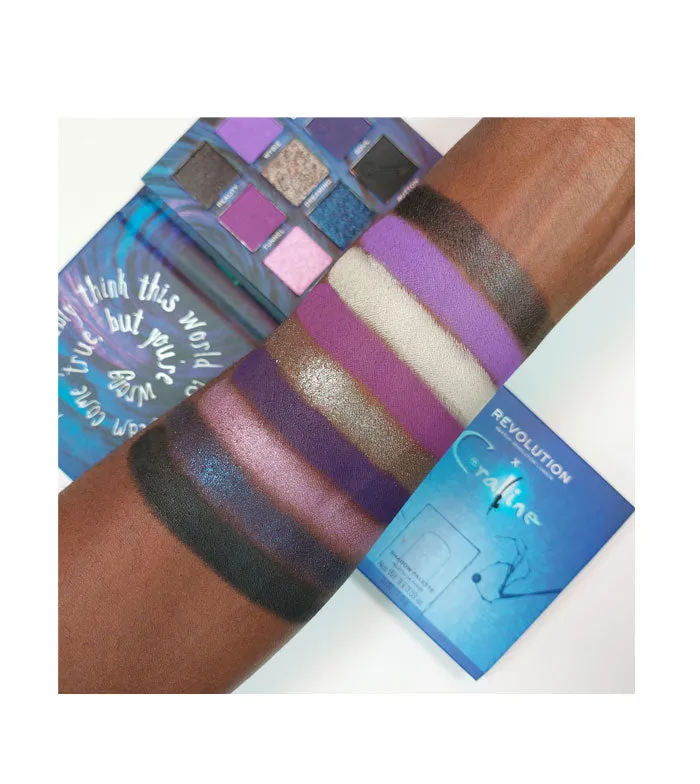 REVOLUTION  *CORALINE X REVOLUTION*  PALETA DE SOMBRAS  THE SECRET DOOR