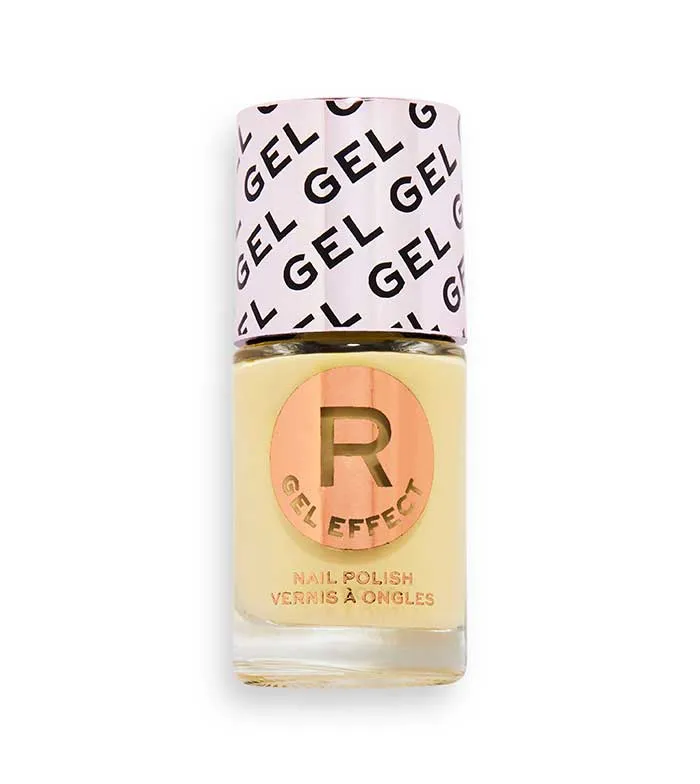 REVOLUTION  ESMALTE DE UAS ULTIMATE SHINE GEL  I'M SOFT DELICATE YELLOW