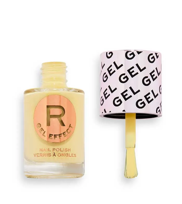 REVOLUTION  ESMALTE DE UAS ULTIMATE SHINE GEL  I'M SOFT DELICATE YELLOW