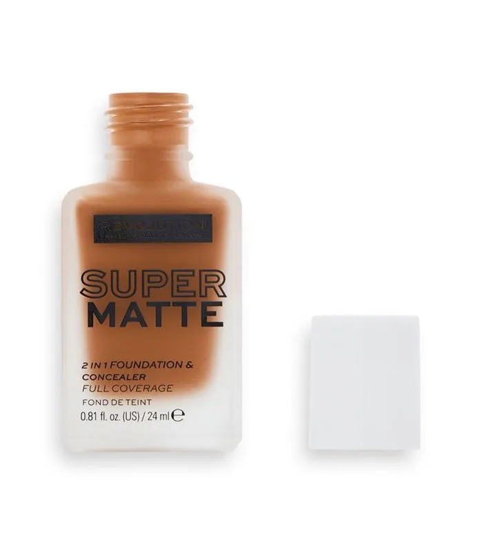 REVOLUTION RELOVE  BASE DE MAQUILLAJE SUPER MATTE  F13.2
