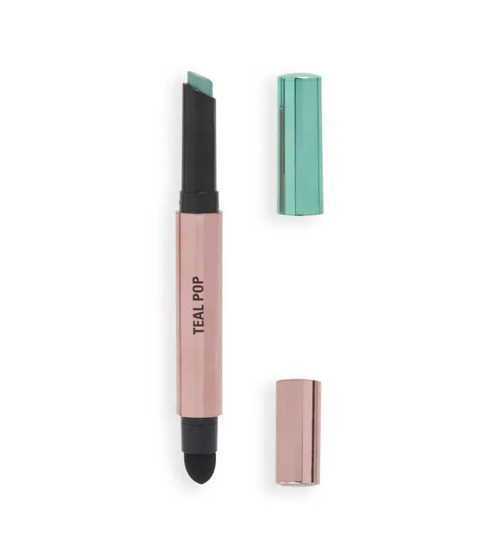 REVOLUTION  SOMBRA EN STICK LUSTRE WAND  TEAL POP