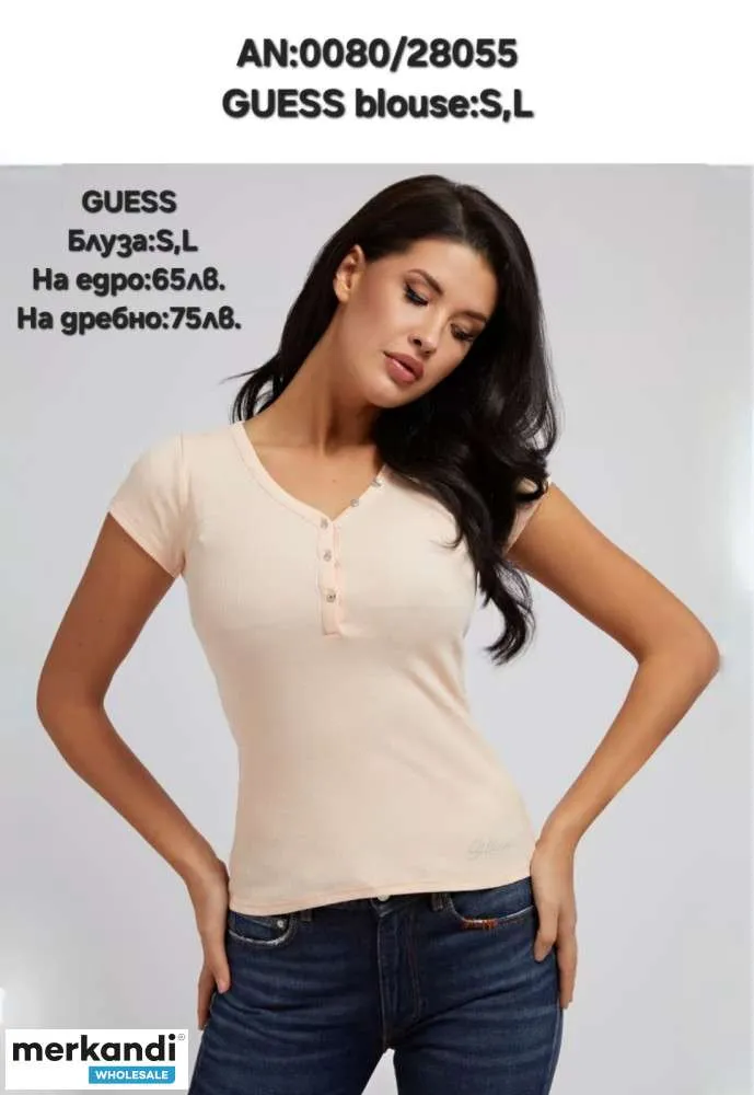 Ropa de outlet de moda GUESS para mujer 80%, hombre20%